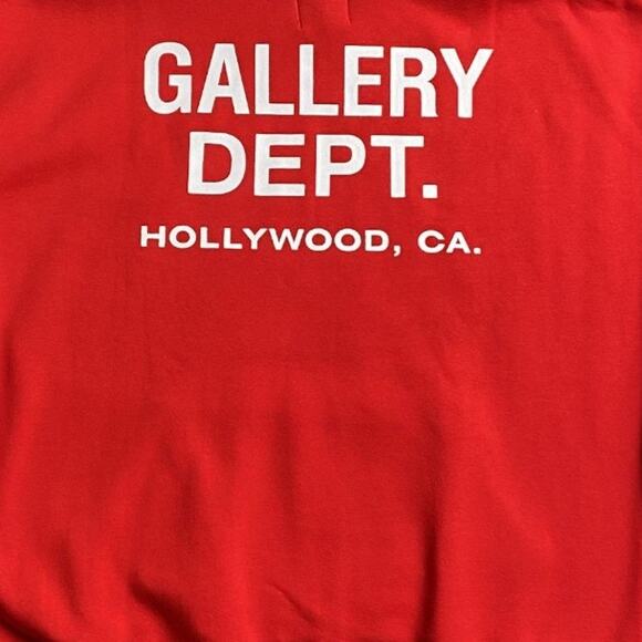Gallery dept Red hoodie - Picture 3 of 4